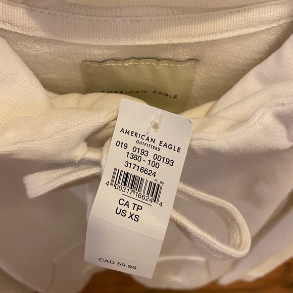 American Eagle Men’s White Hoodie - Picture 3 of 3
